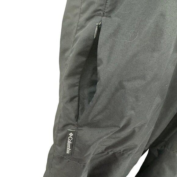 Columbia Black Womens Insulated Snow Pants Elastic Cuffs Zip Pockets Medium - Picture 4 of 11